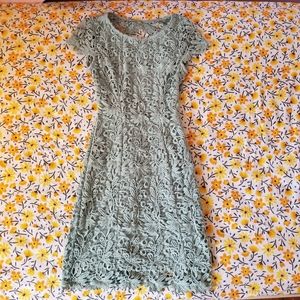 Lulu's Backless Lace Dress